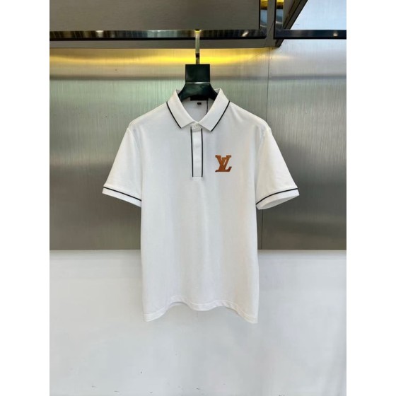 Louis Vuitton Spring New Arrival: Collared Short-Sleeve Polo Shirt, Custom-Made Fabric for High Breathability and Comfort